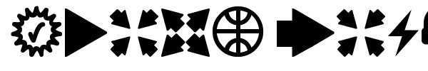 Icons South St font preview